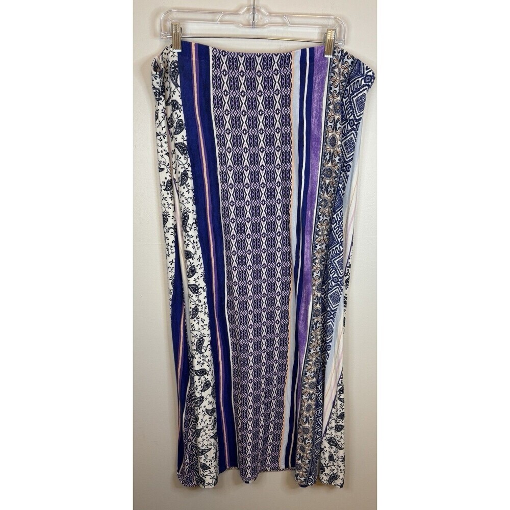 Chicos 2 Piece Set Mixed Print Flutter Sleeve Top… - image 2